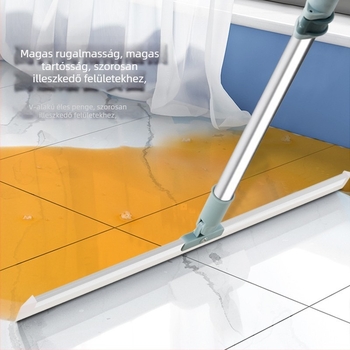 Silikonból készült seprő fürdőszobához és üvegpadlókhoz – összegyűjti a vizet és a hajat, 100 darabos csomag