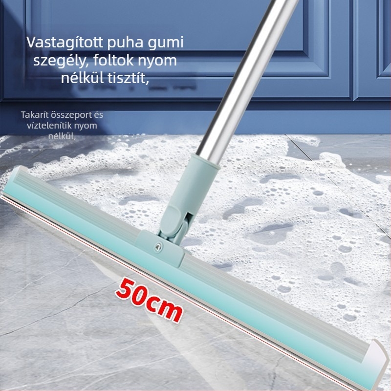 Silikonból készült seprő fürdőszobához és üvegpadlókhoz – összegyűjti a vizet és a hajat, 100 darabos csomag