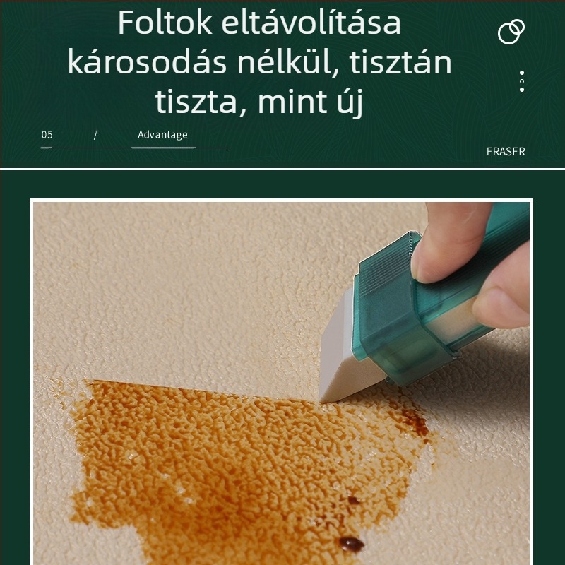 Multifunkciós tisztító radír otthonra, konyhába, fürdőszobába és az autó belső felületeihez; anyag: radír; márka Like; csomagolás: 500 db.