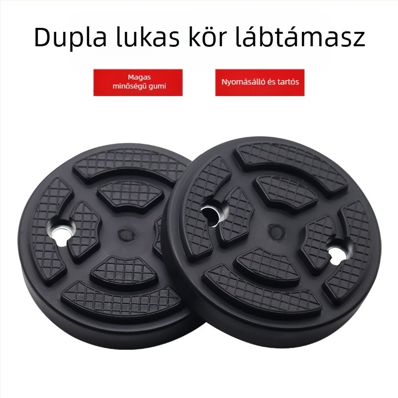 Autóemelő gumitalp láb- és tálca-kiegészítőkkel kettős oszlopos gantryemelőhöz — univerzális kör Gumitalp, modell MM-00031, eredet: Cangzhou, Hebei