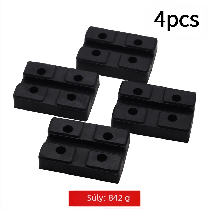 Autóemelő gumitalp láb- és tálca-kiegészítőkkel kettős oszlopos gantryemelőhöz — univerzális kör Gumitalp, modell MM-00031, eredet: Cangzhou, Hebei