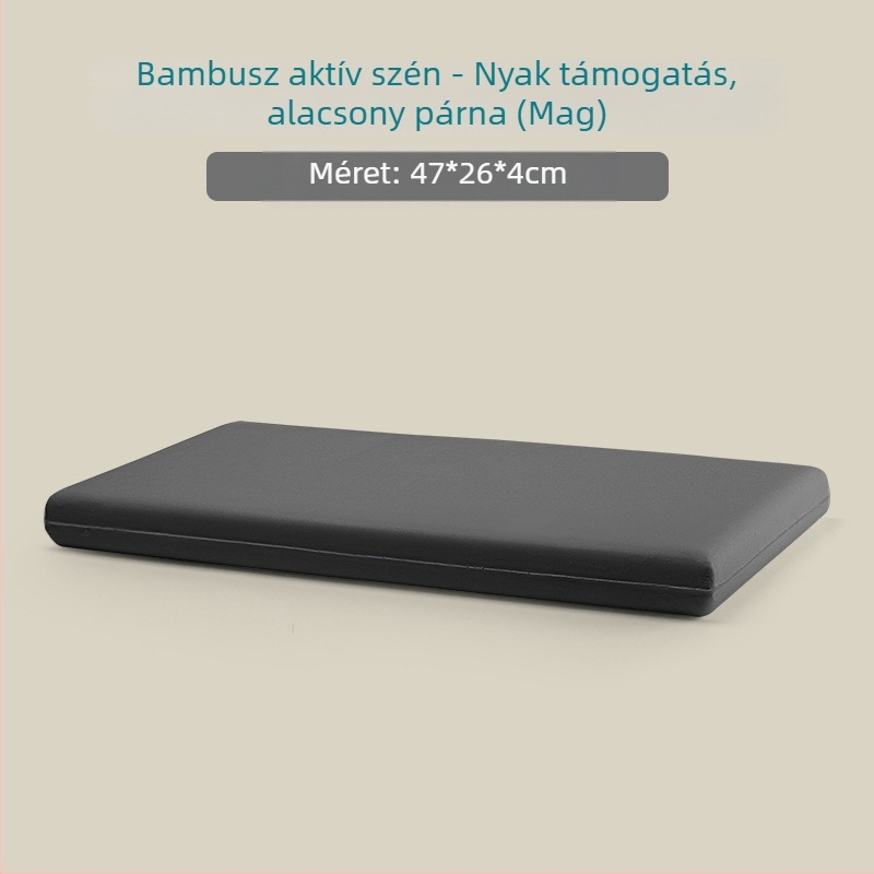 Memory cotton párna ultra vékony, alacsony profil, téglalap alakú, gyerekeknek és felnőtteknek, testreszabható