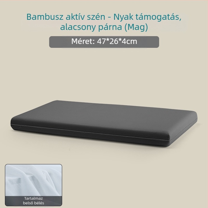 Memory cotton párna ultra vékony, alacsony profil, téglalap alakú, gyerekeknek és felnőtteknek, testreszabható