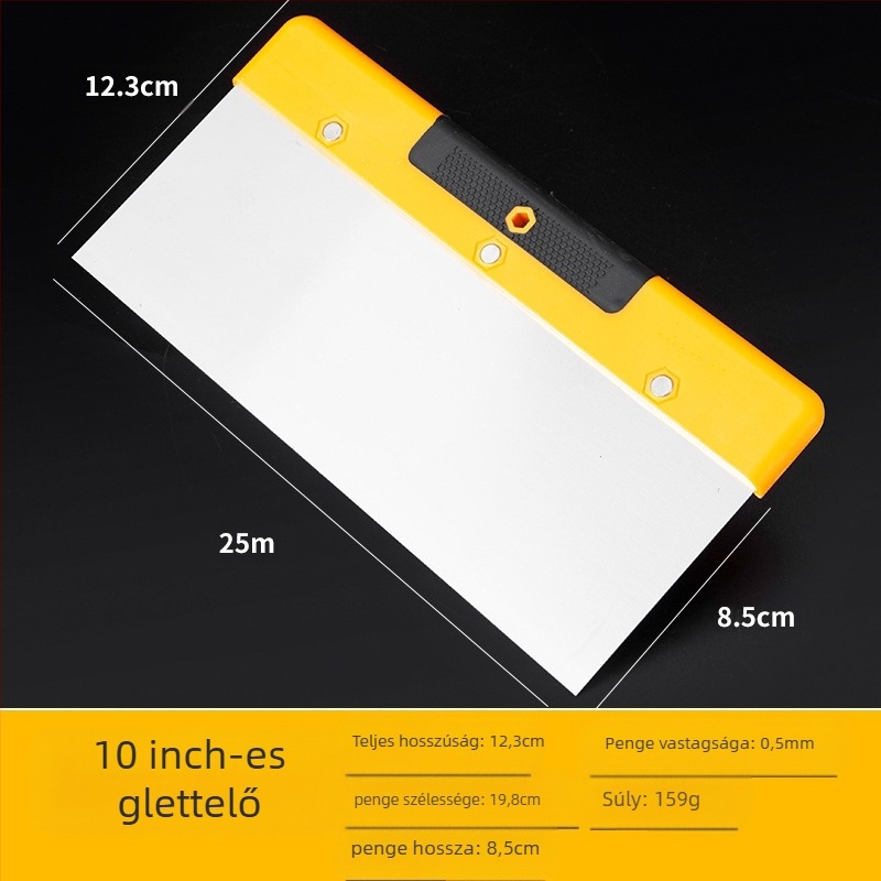 Glettkés – Jinglihua márka, modell Putty scraper, termékkód Scraper-001, eredet: Henan, Kína, felhasználás: többfunkciós háztartási tisztítás