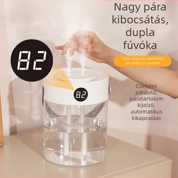  USB tápegységű párásító, két fúvóka, tartály 2,6–4,0 L, alkalmas helyiségekhez 10 m²-ig, modell T20