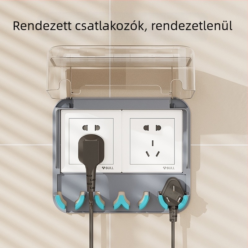 Billion Lai: Áttetsző ultra vékony, vízálló védőfedél kapcsolókhoz és aljzatokhoz; anyag PP+PET; logó nyomtatva; testreszabás elérhető