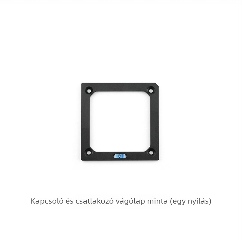 MOKIN 86 Kapcsoló- és aljzatnyílás sablon fabarátáshoz, konfigurációk: 3 lyuk és 1 lyuk