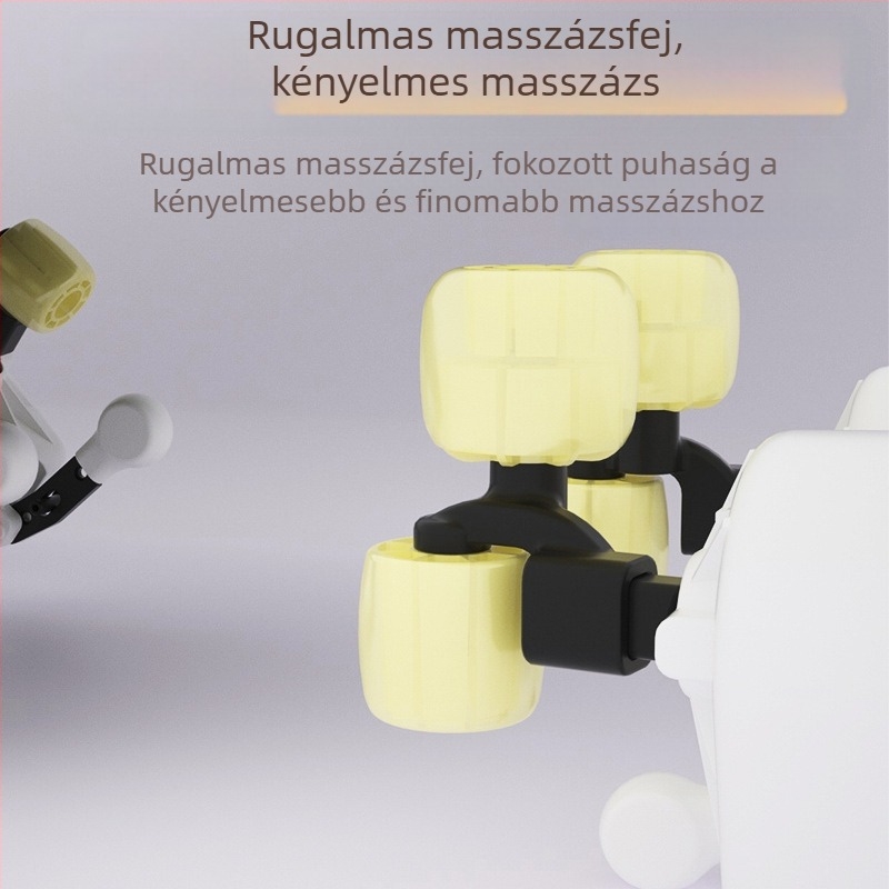 RN01 trapézizom nyak váll masszírozó – 6 fej, újratölthető, infravörös fizioterápia, 3. fokozat, időzítő