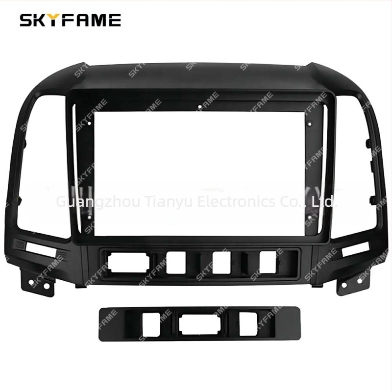 Android nagy képernyős keret Hyundai Santa Fe 2006-2012 – SKYFAME, műanyag kialakítás, 12V