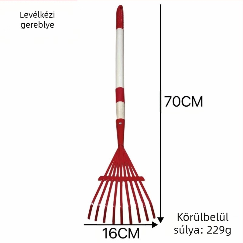 Gyerekek homok- és kertés lapátkészlet – vas test, fa nyél, 323 g fej, alkalmas otthoni kertészkedésre és kültéri játékra a tengerparton