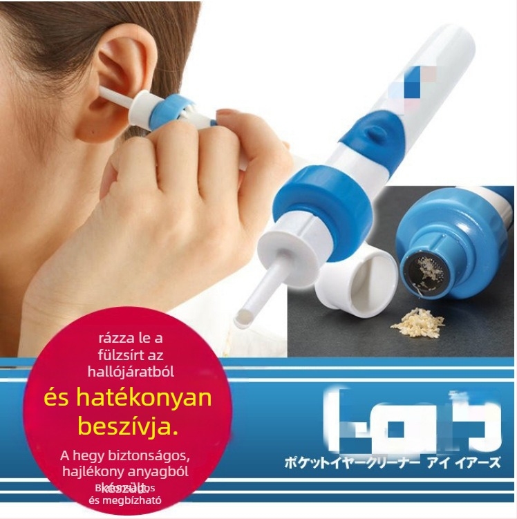 Automata fültisztító készülék No-Light fülkanállal – ABS anyag, Márka: Other; Importált: Nem; Dobozonként 200 darab.