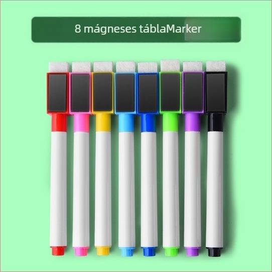 Go Grass LC002S Törölhető tábla marker – víz alapú, 10 darabos csomag, műanyag ház, dobozban