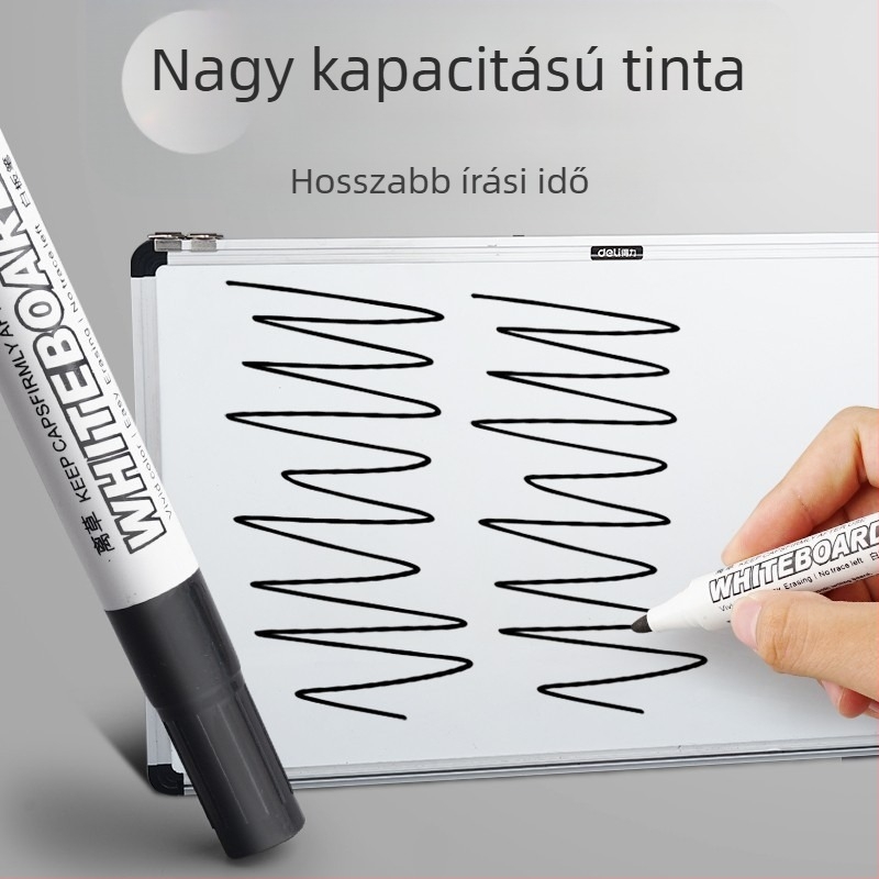 Go Grass LC002S Törölhető tábla marker – víz alapú, 10 darabos csomag, műanyag ház, dobozban