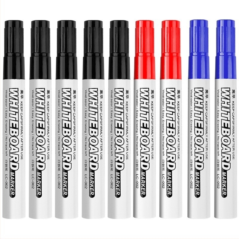 Go Grass LC002S Törölhető tábla marker – víz alapú, 10 darabos csomag, műanyag ház, dobozban