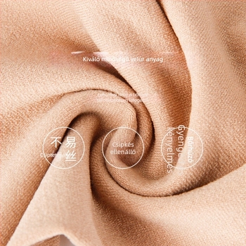 Női bársony harisnya nylonból, 90–95% nylon, közepes vastagságú, láthatatlan és szakadásálló, teljes hosszúságú