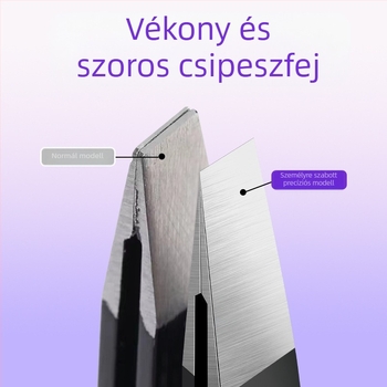 Szemöldökcsipesz rozsdamentes acélból — kompakt eszköz, 13,5 g