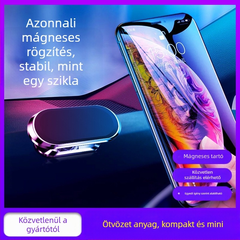 Autótelefon tartó – ötvözet, 360°-os forgatható, szellőzőnyílásba rögzíthető