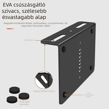 Projektor tartó asztalra, éjjeliszekrényre és kanapéra – univerzális, rejtett varrással készült fém tartó, szénacélból