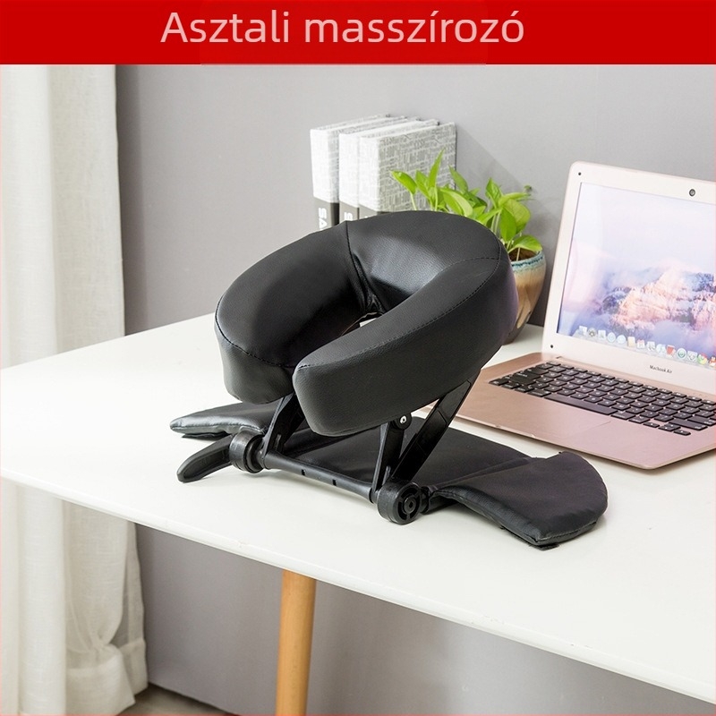 U-alakú masszázspárna memóriahabbal, 100% pamut borítással, relaxációhoz és masszázsterápiához