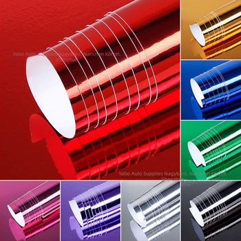 Autó motorháztető fólia elektroplatinált tükrös felülettel, PVC anyag, ragasztásos felhelyezés, több hosszban