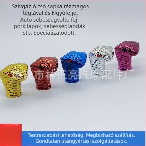 Szelep sapka gumibelsővel – rézmag, gumisorozat, csavaros szerelés, általános kompatibilitás