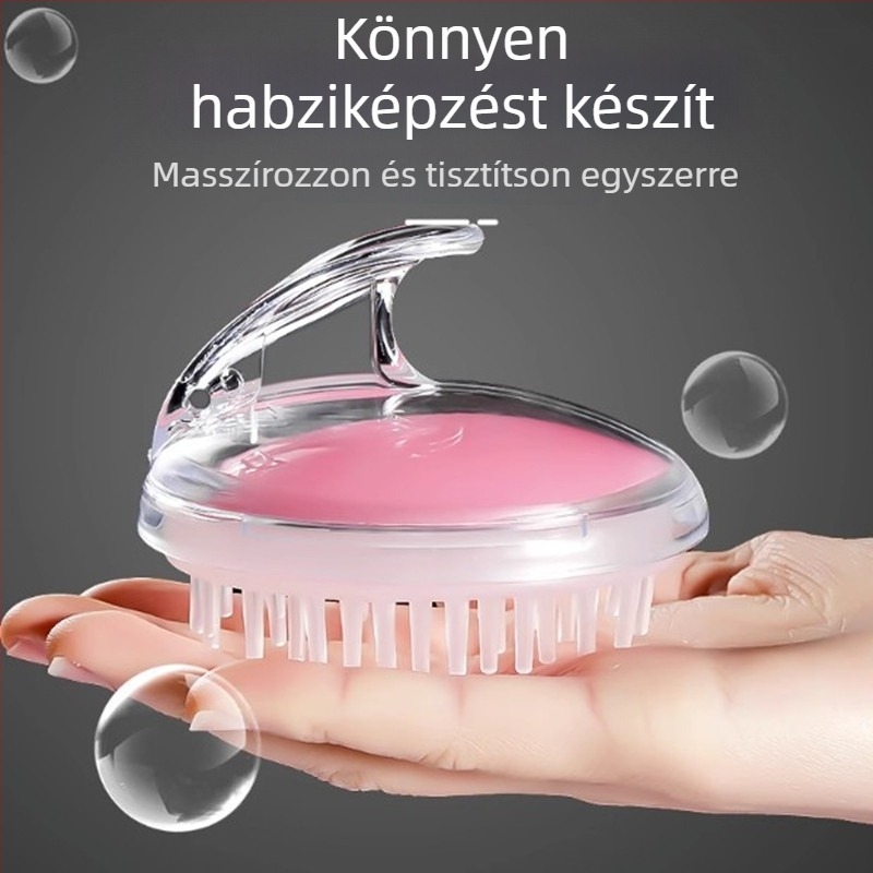 Sampont fejmasszírozó kefe – Fürdő- és masszázs kefe, PTR+PS anyag, általános használat, 300 darabos csomag