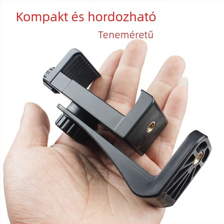 ijm Állítható forgócsipesz minden okostelefonhoz, 1/4 hüvelykes menet, műanyag kivitel
