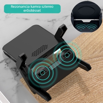 Asztali vezeték nélküli töltő függőleges tartóval, max. 15W kimenet, 5W/7.5W/10W/15W, QC3.0 gyors töltés, CE/FCC/RoHS tanúsítvány