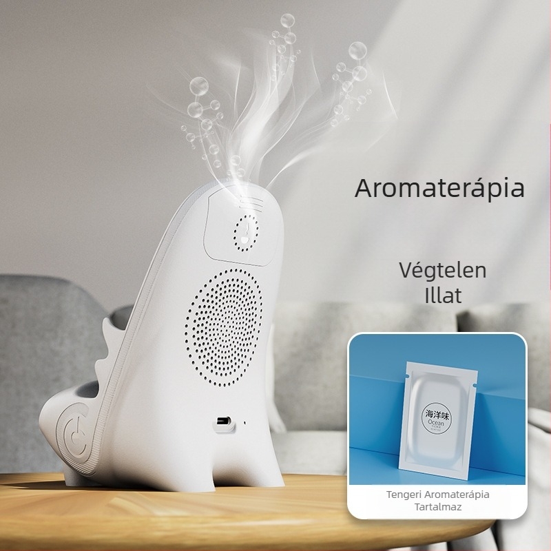 Wolf asztali telefon-tartó vezeték nélküli töltéssel és aromaterápiával, testre szabható, univerzális