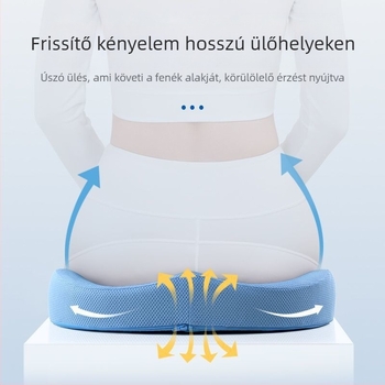 Gél ülőpárna, irodai használatra, modern letisztult stílus, testreszabás elérhető