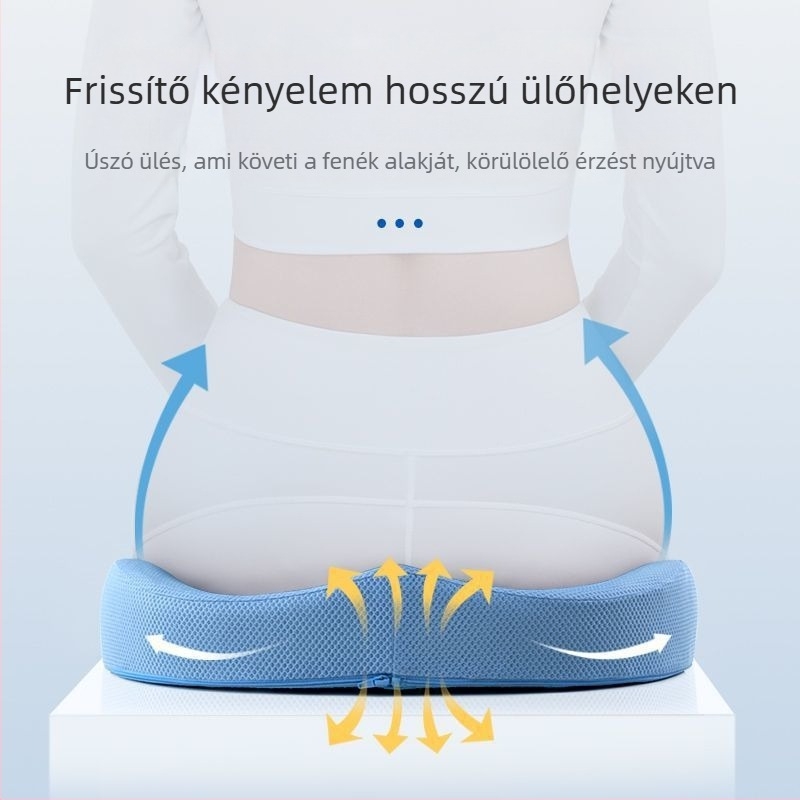 Gél ülőpárna, irodai használatra, modern letisztult stílus, testreszabás elérhető
