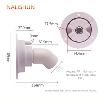 RV gravitációs vízfeltöltő bemenet záróval – RV-hez való vízfeltöltő csatlakozók, There Shun márka, magáncímke elérhető