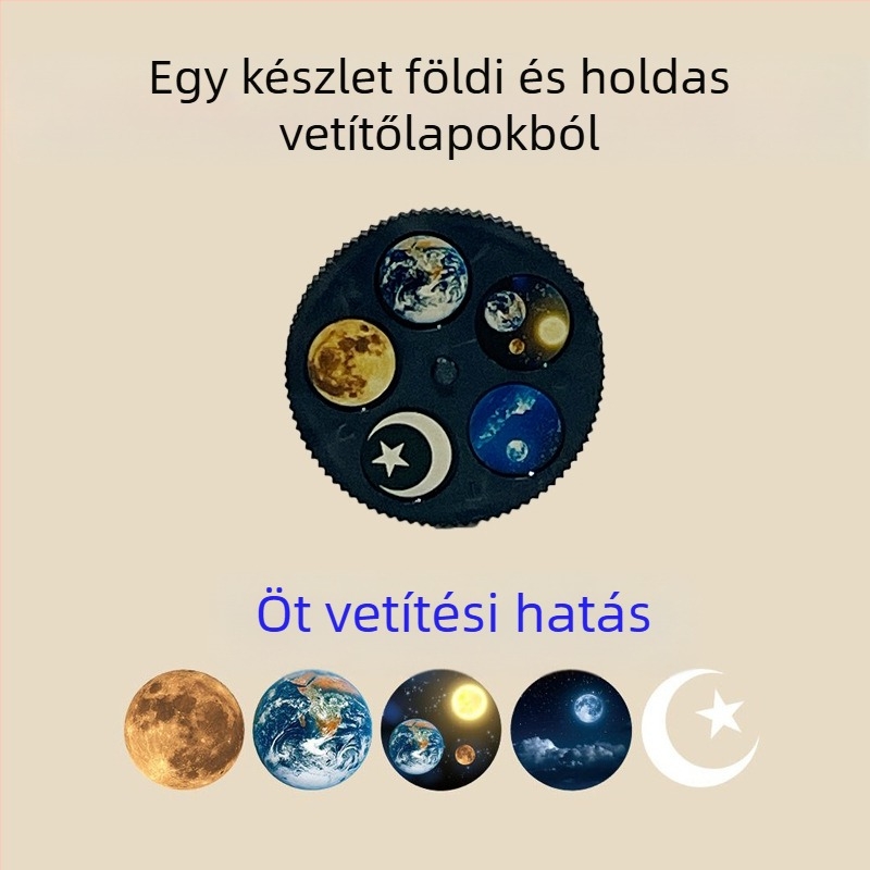 USB-s táplálású csillagos égbolt projektorlámpa – asztali éjszakai fény, okos vezérlés nélkül