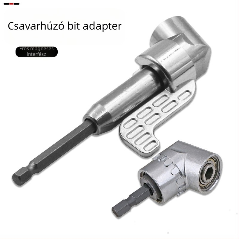 105°-os szögű csavarhúzó adapter fúróhoz, króm-vanádium acél, márka: Other