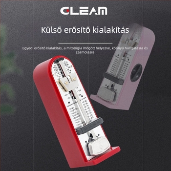 Mechanikus metronóm zongora vizsgákhoz, kompakt és pontos mini ütemmérő, univerzális ritmusszámláló hangszerhez gitár, hegedű és Guzheng — GLEAM