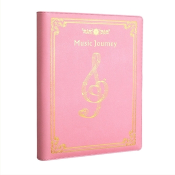 Hengxin Music Score-01 bőr partitúra-klip, modell, egyoldali csuklós mechanizmus, A4-kompatibilis