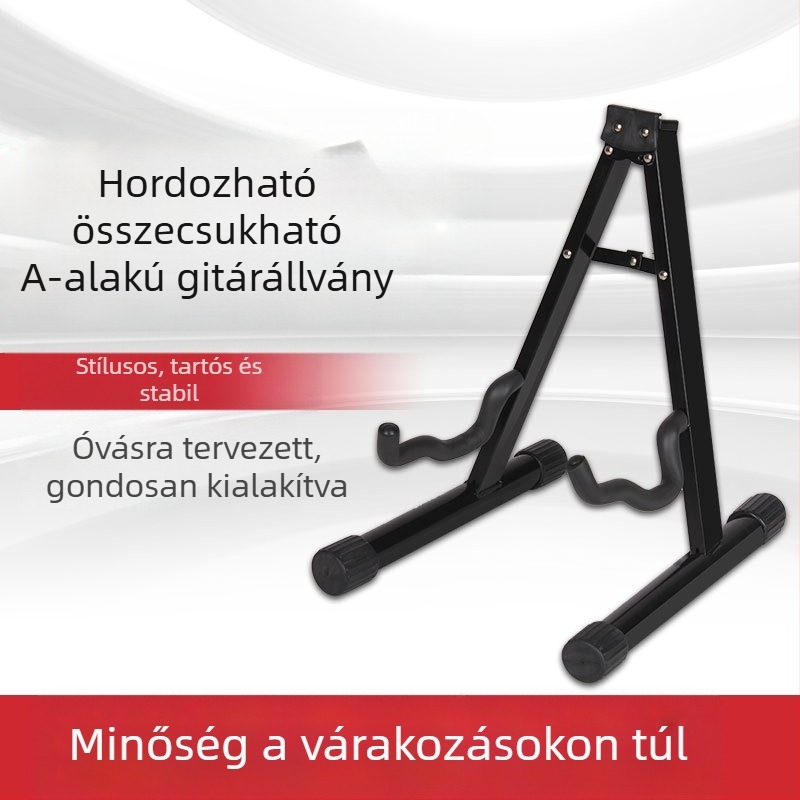 Függőleges gitárállvány – kompatibilis akusztikus, népi, elektromos gitárokkal, basszus és lant – Remembering Ming