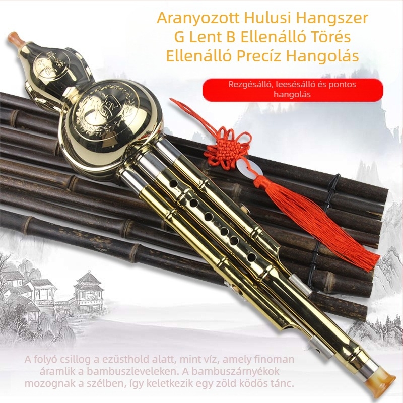 Hulusi - Good Luck márka - anyag: más - csomagolás kb. 45 cm - hangszerhez