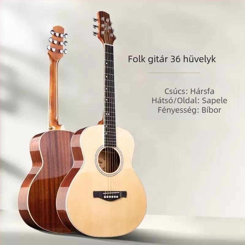 Tie Duo folk gitár YSSBL36/L – Spruce top, Rosewood fingerboard, Closed tuners, Matte finish