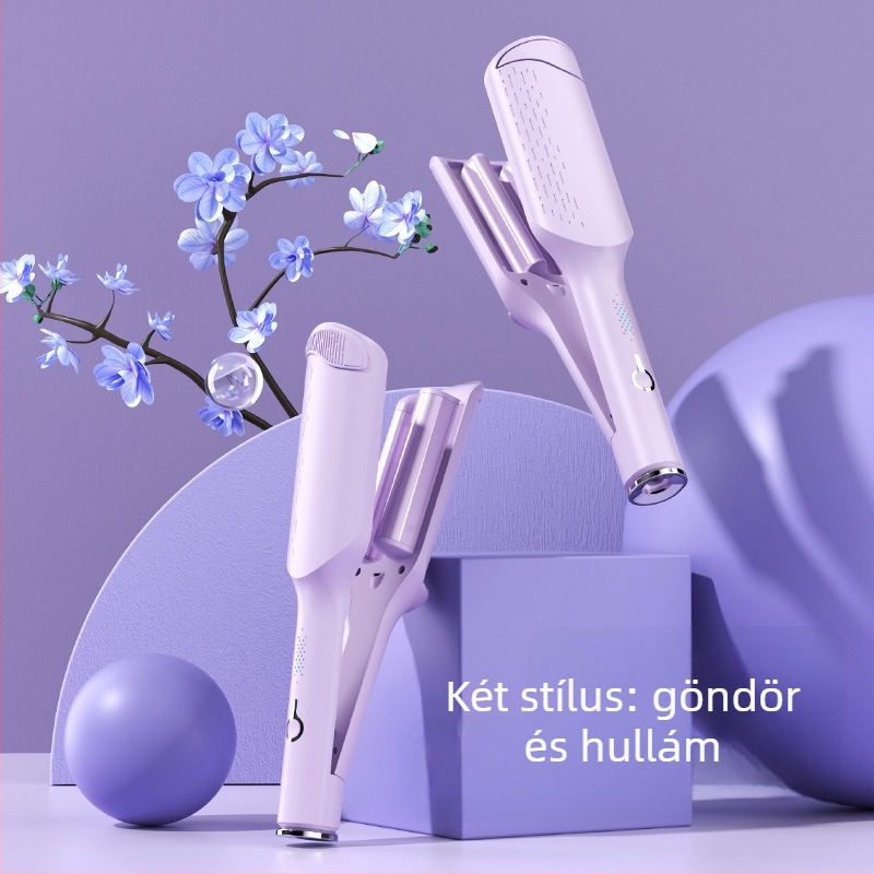 Otthoni használatra szánt göndörítő vas, 31 mm feletti fűtőelem átmérő, környezetbarát ötvözet, PBT ház, 35 W, 220 V, styling idő körülbelül 5 perc