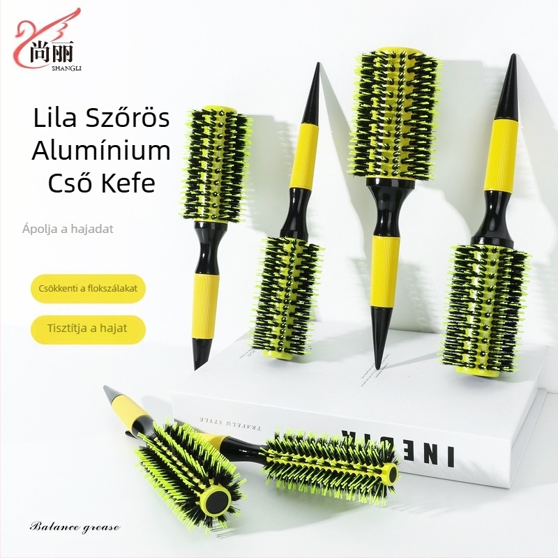 Lotusz anyagú göndörítő hajkefe a Shangli Comb Factory-tól