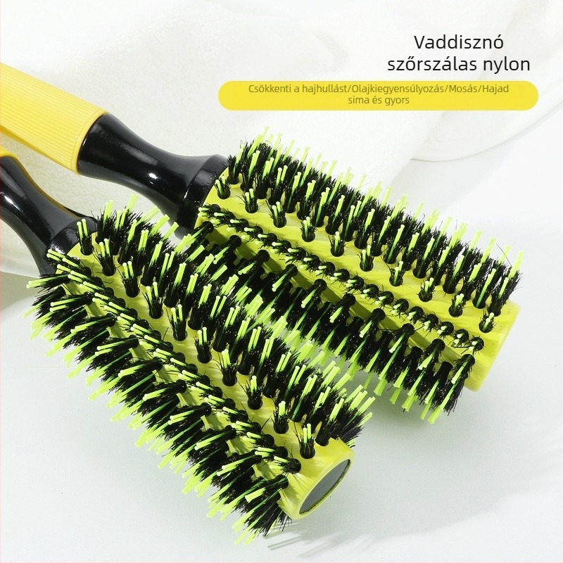 Lotusz anyagú göndörítő hajkefe a Shangli Comb Factory-tól