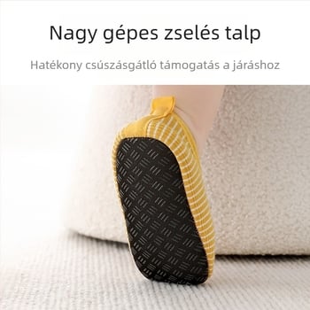 2023 tavasz-nyár új gyerekcipő, puha talppal, légáteresztő, csúszásmentes, babáknak a járáshoz, zokis készlettel