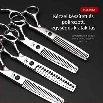 Fanru márkájú fodrászolló, vastagság 7, licenszelhető magáncímke
