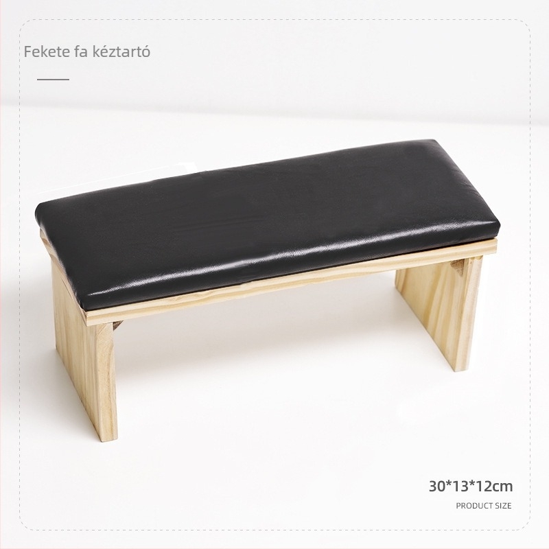 Fa kéz- és manikűr eszközök – Kézfejpárna, minimalistikus természetes fa dizájn, Modell Nail Log Hand Pillow, 750 g, Élettartam 3 év