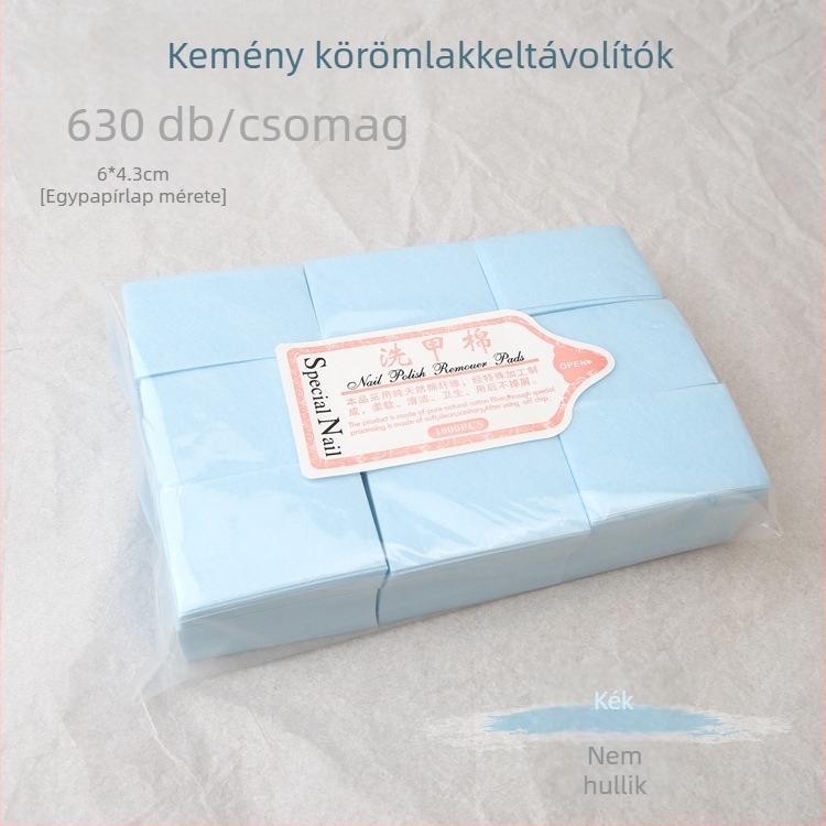 Körömlakk eltávolítására szolgáló pamutszál lapok – Golden Pure Color, egycsomagos