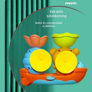 Medve alakú fürdőjáték – vízijármű a vízben, ABS, 4–6 éveseknek, Chenghai, Kína