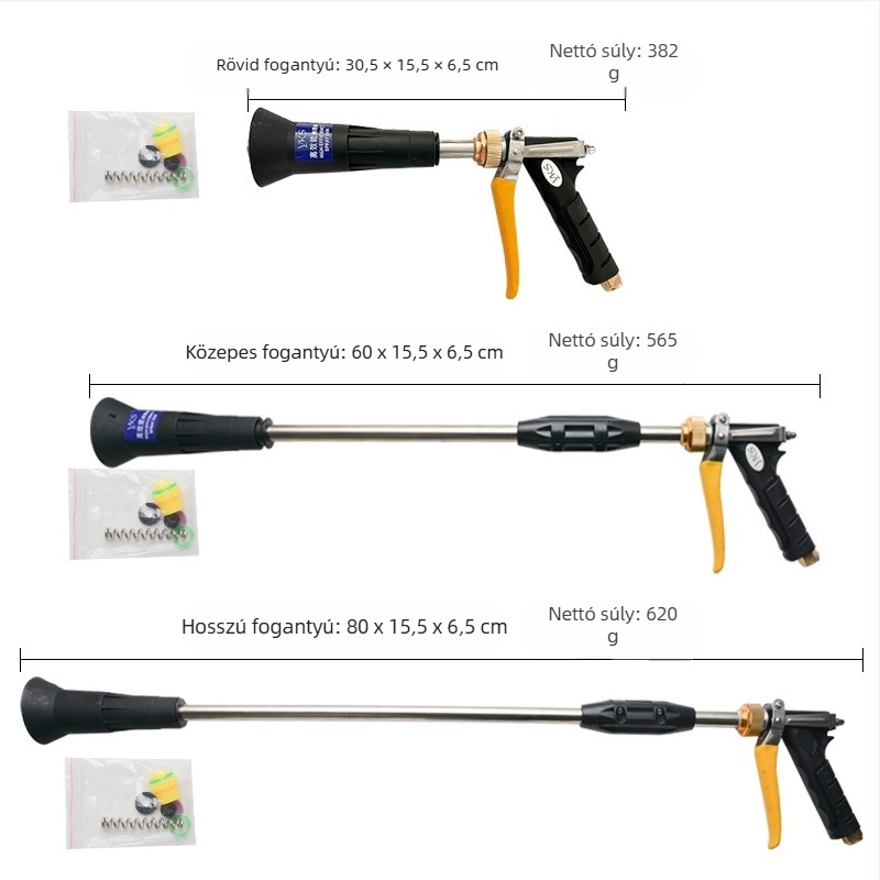 LX mezőgazdasági permetezőpisztoly magasnyomású fúvóka és nagy atomizációval