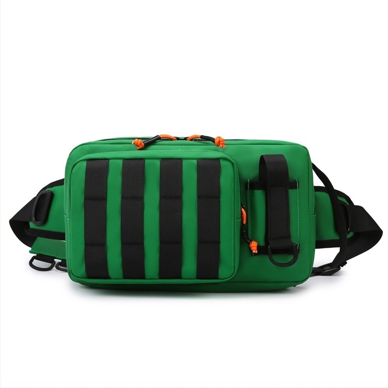 Kültéri sport övtáska, uniszex, vízálló, derékra vagy vállra hordható, poliészter