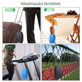 Hordozható telefon- és értéktárgyak tároló doboz számzáras zárral, modell G13, ABS műanyag